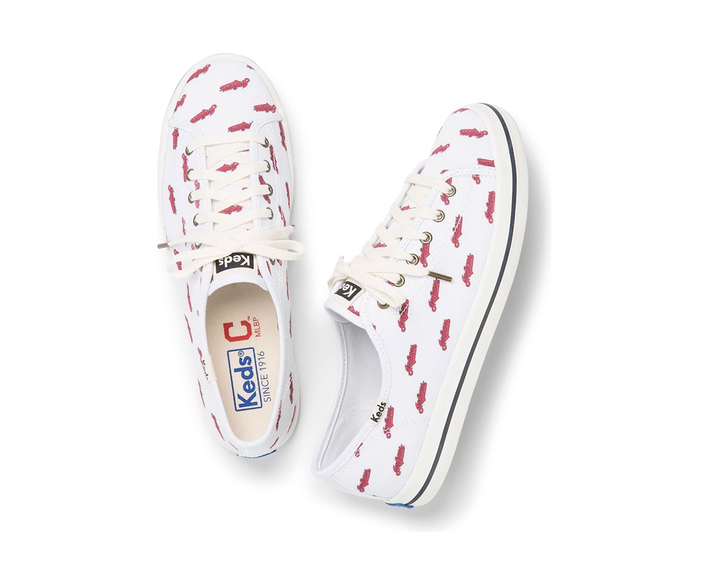 Keds Sneakers White/Red - Kickstart MLB® - Womens DSMVPB-549